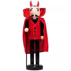 Northlight Devil Holding Pitchfork Halloween Nutcracker, 14" - NIB